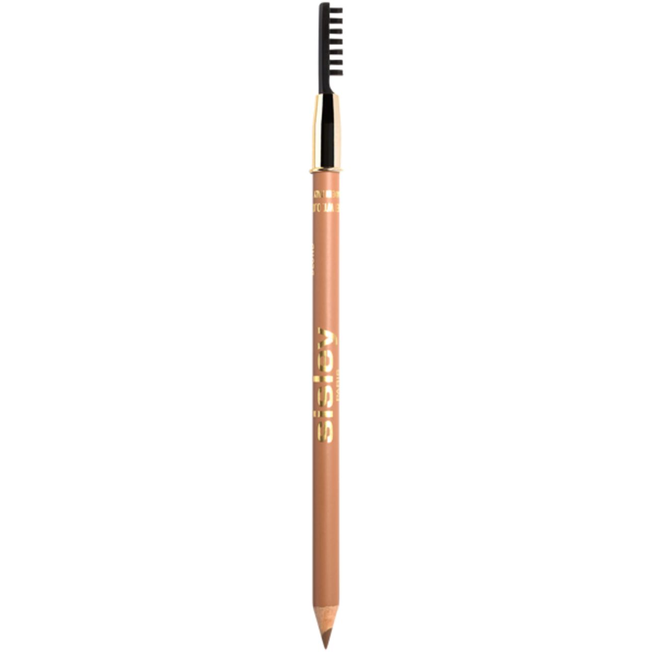 Sisley Phyto-Sourcils Perfect Augenbrauenstift. Helle Mine, goldene Kappe mit Bürste.