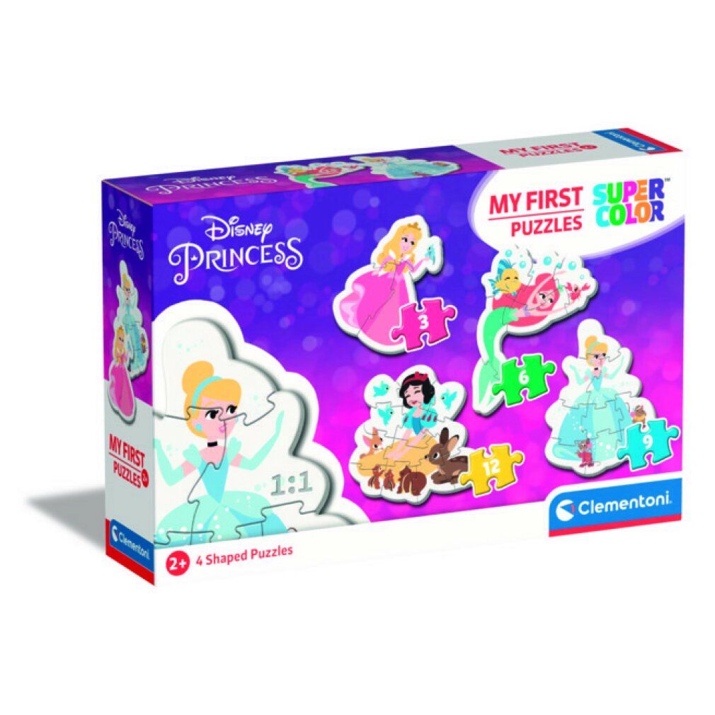 Disney Prinzessin Mein erstes Puzzle 3-6-9-12tlg.