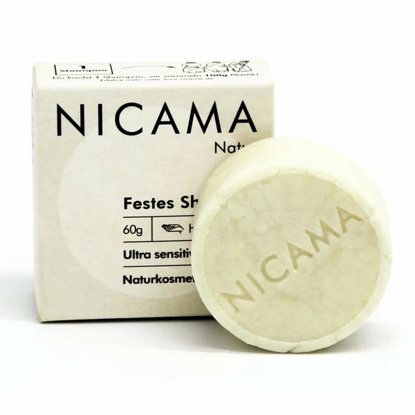 NICAMA Festes Shampoo Natur 60g