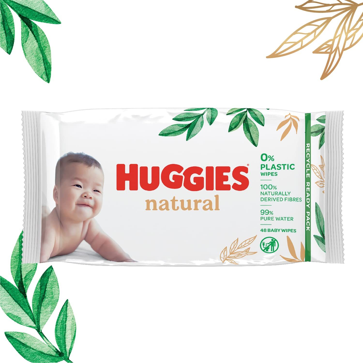 Huggies Natural Pure Water Feuchttücher Tücher Baby Wipes