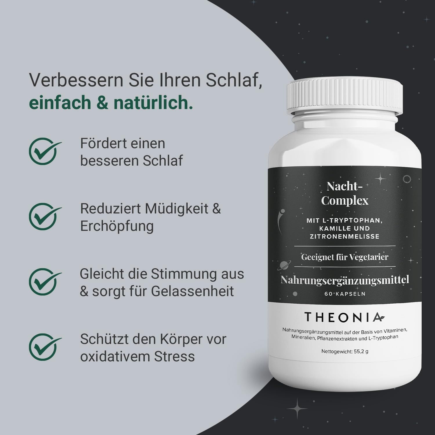 Theonia Nacht-Complex Kapseln 100 mg L-Tryptophan