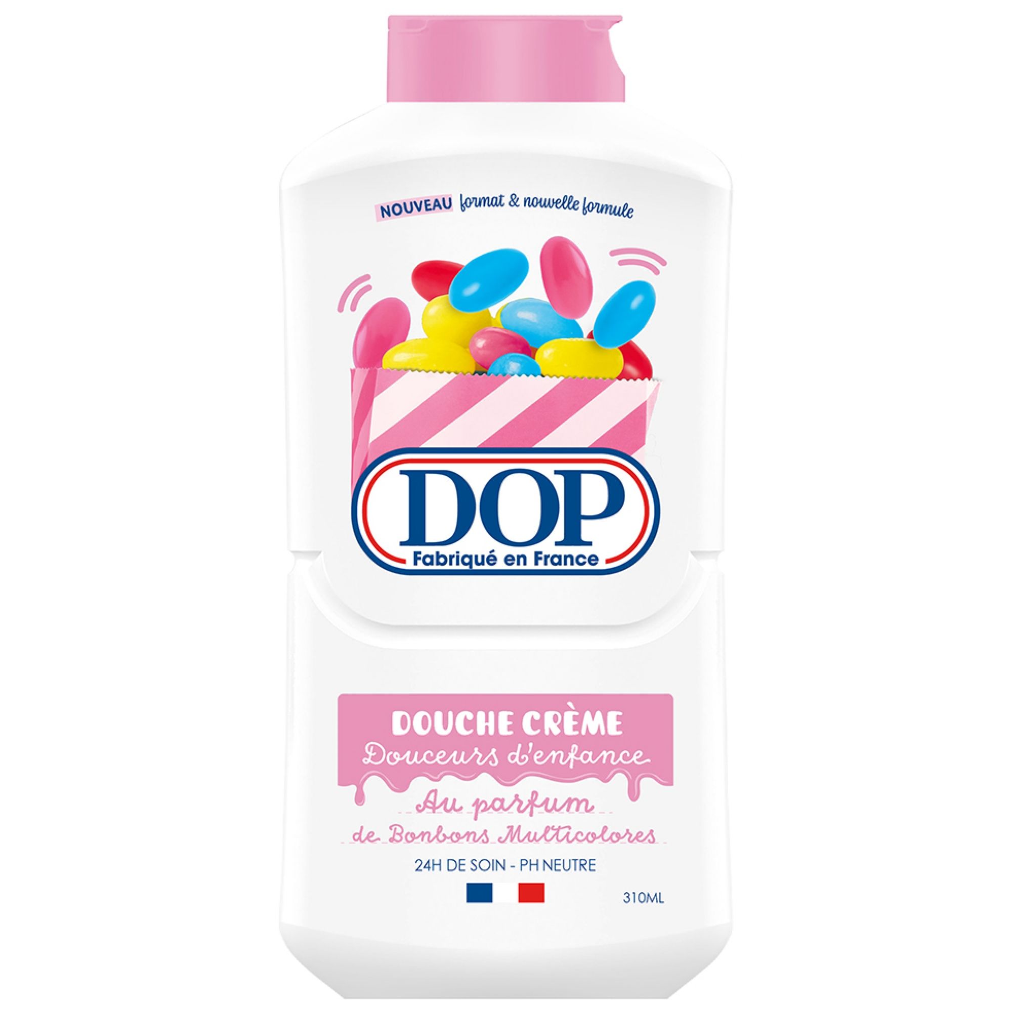 Dop Kindheitssüßigkeiten Duschcreme Bonbon Mehrfarbig 4,2x7,8x16,8 cm