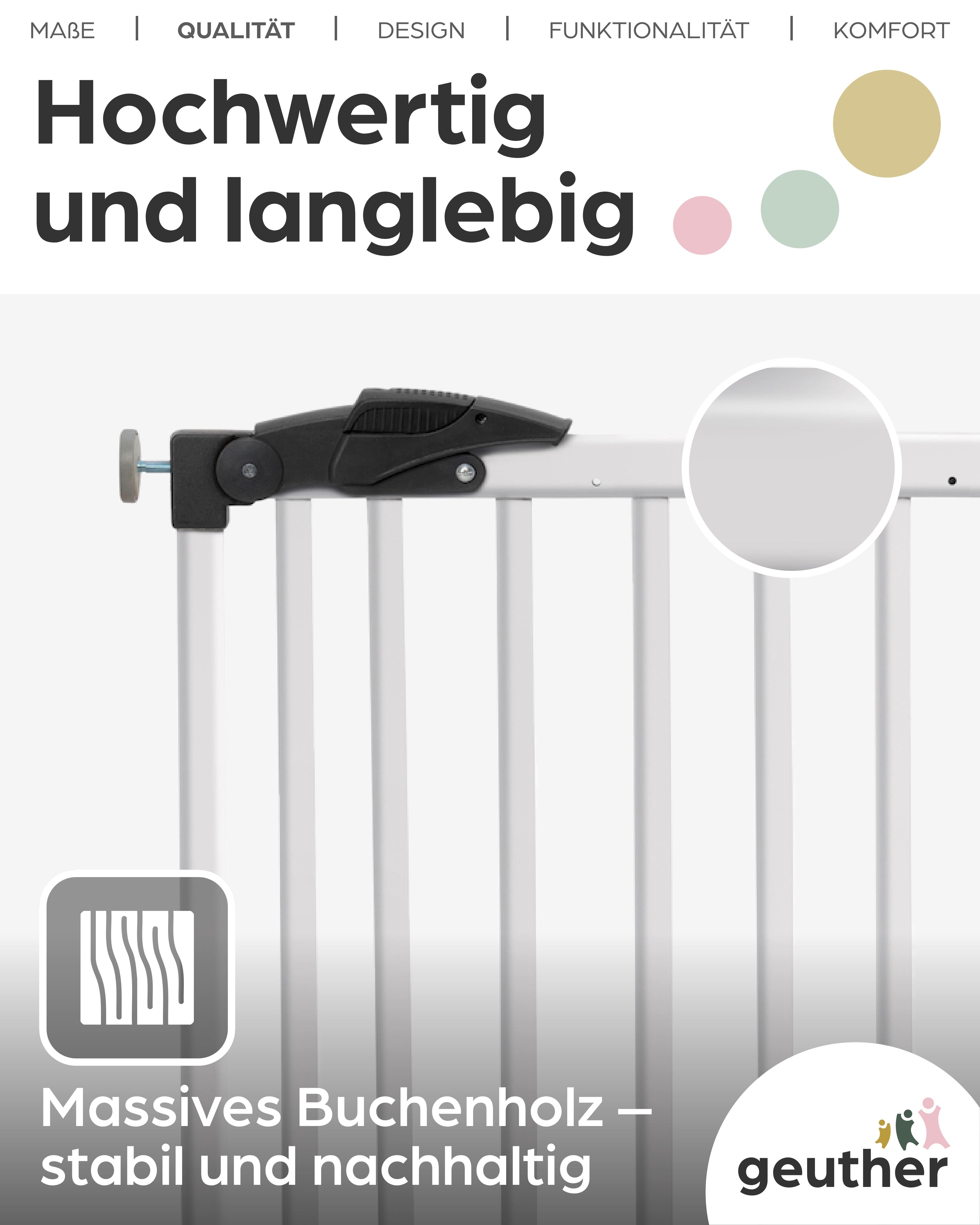 GEUTHER Türschutzgitter Nina 68–102 cm Holz weiß