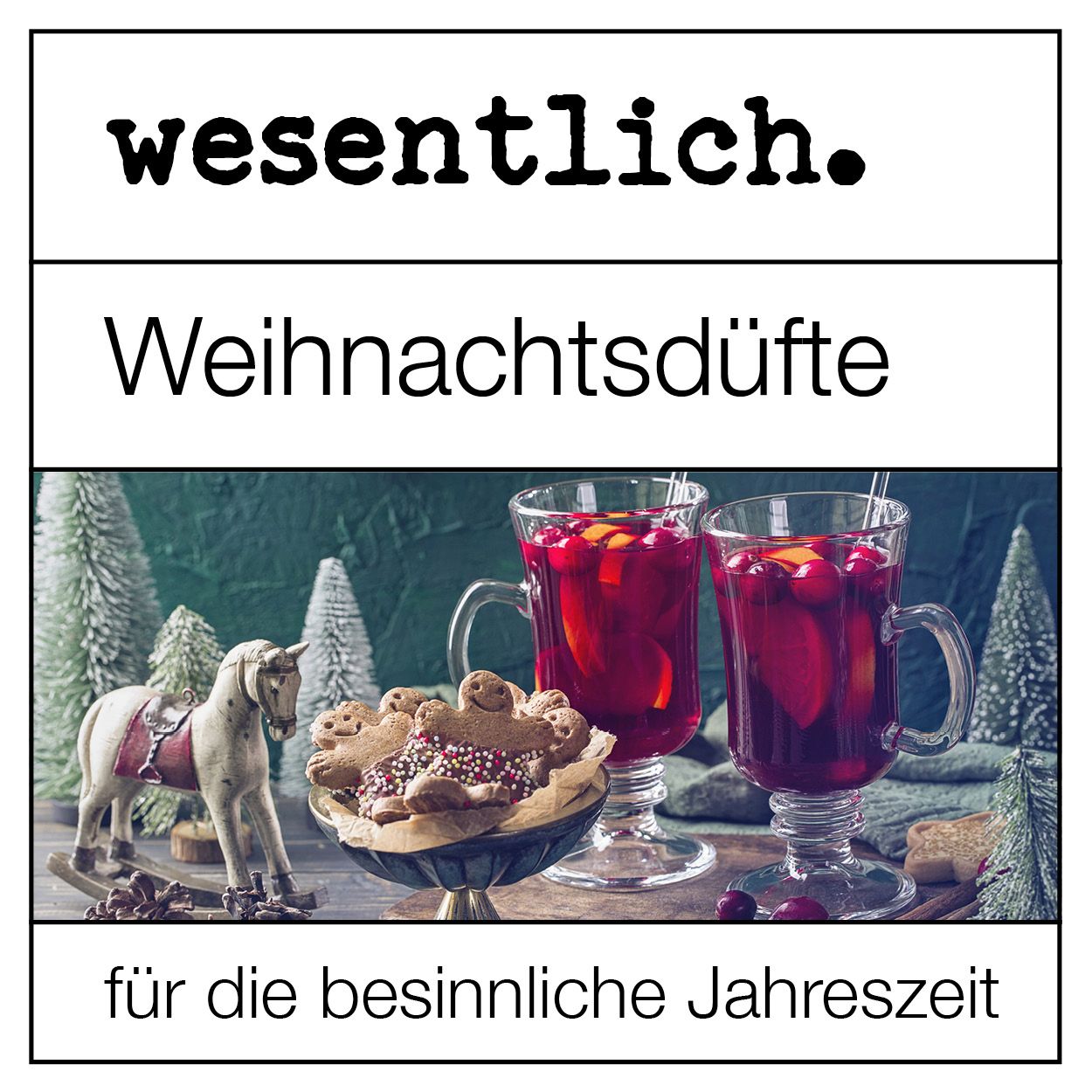 ''Weihnachtlich'' - 8er Set ätherische Öle von wesentlich.