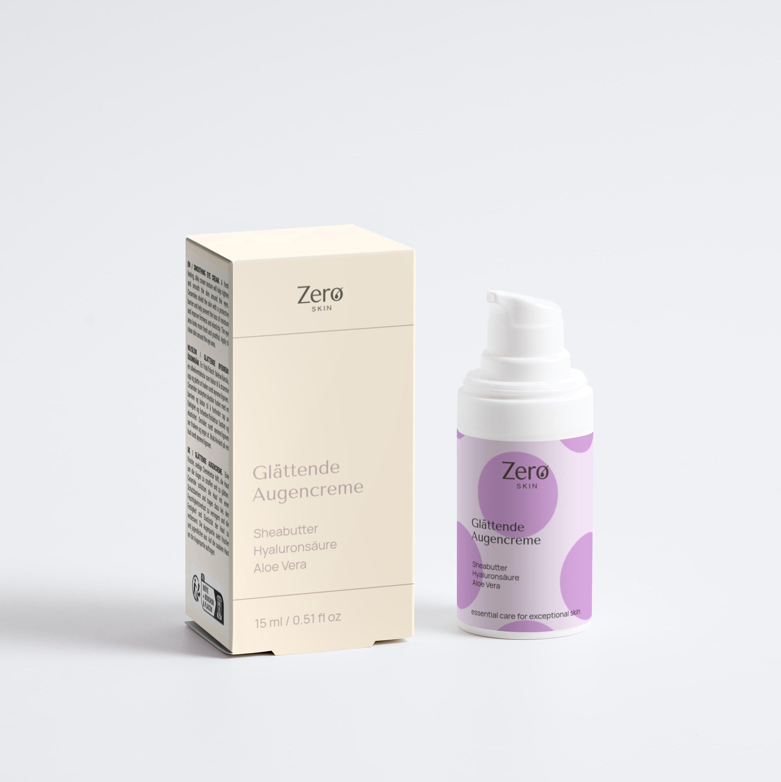 Zero Skin Glättende Augencreme hydratisierend, straffend für trockene und reife Haut