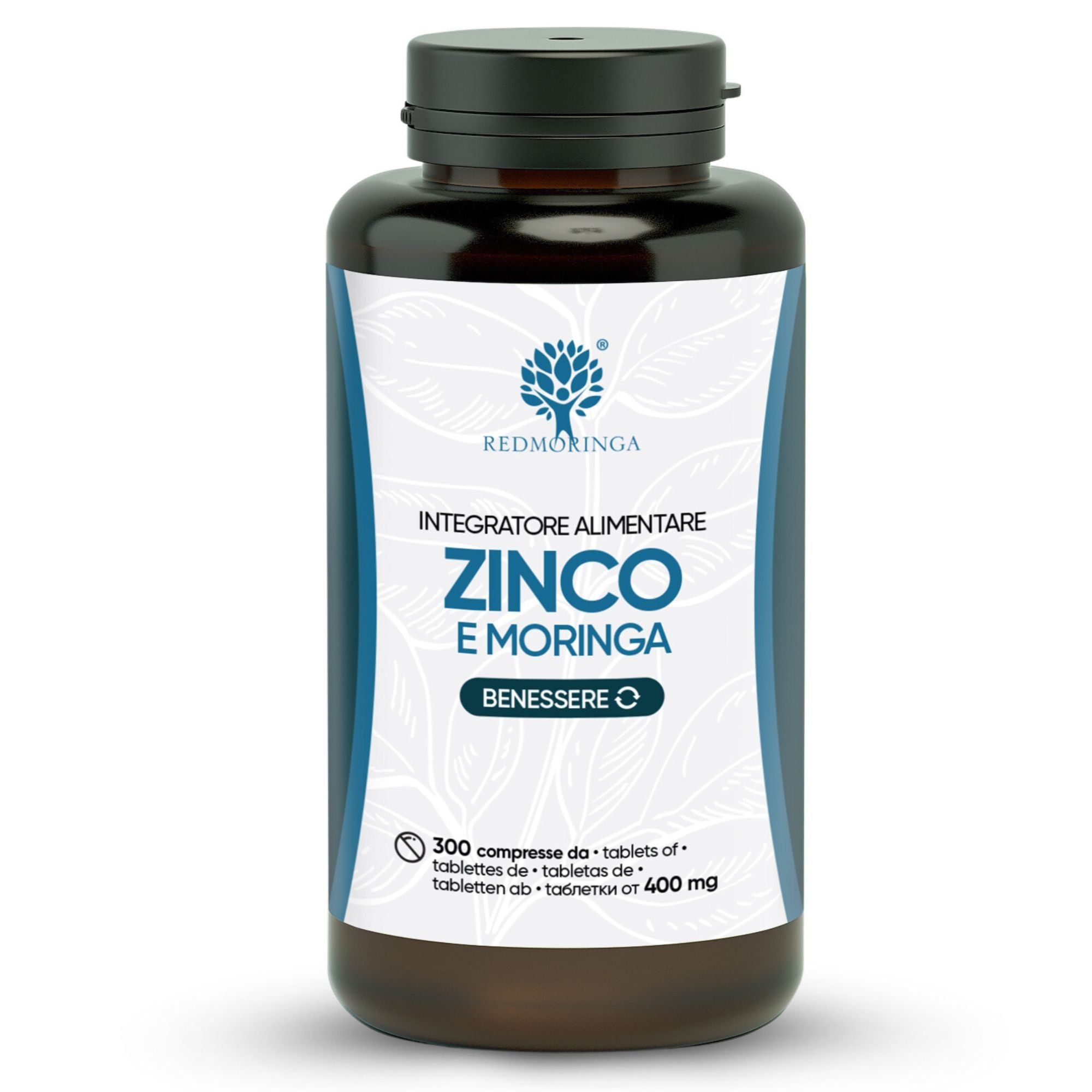 RedMoringa ZINCO 300 Compresse Vegane