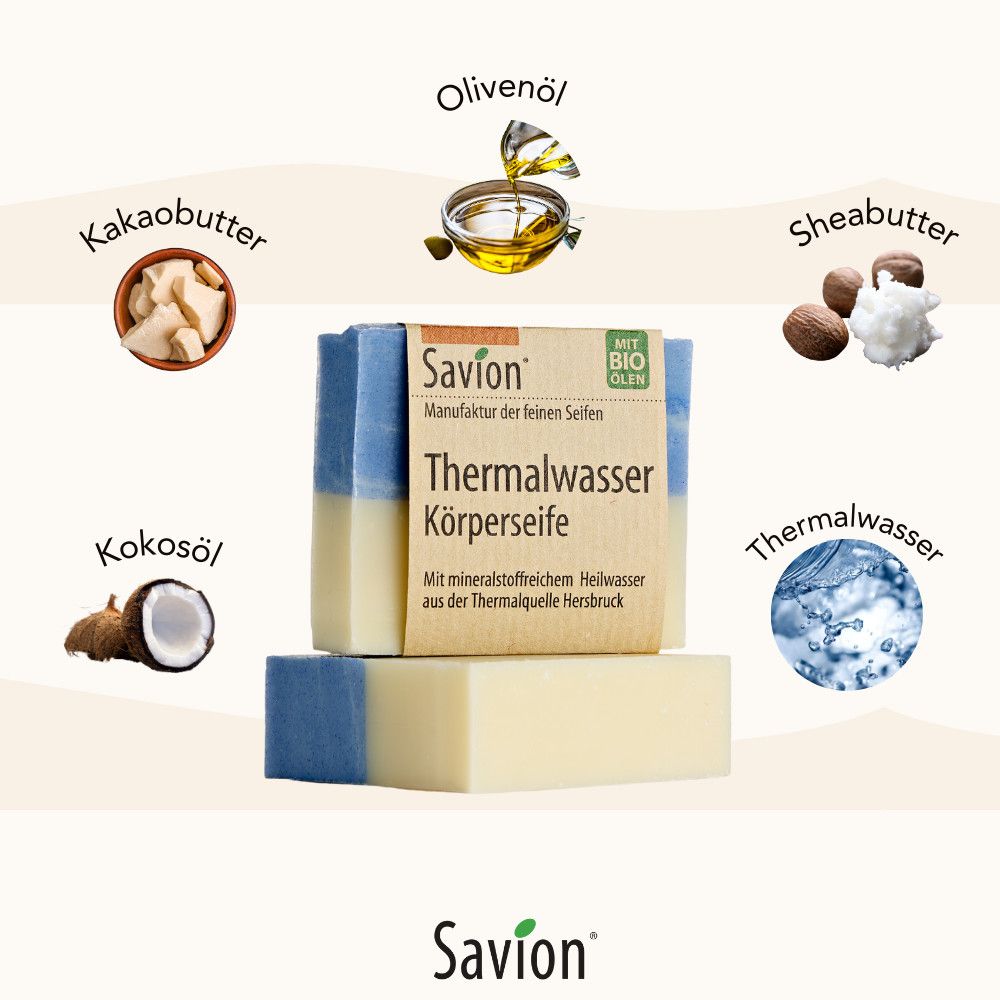 Savion Thermalwasser Körper- und Haarseifen 2er Set