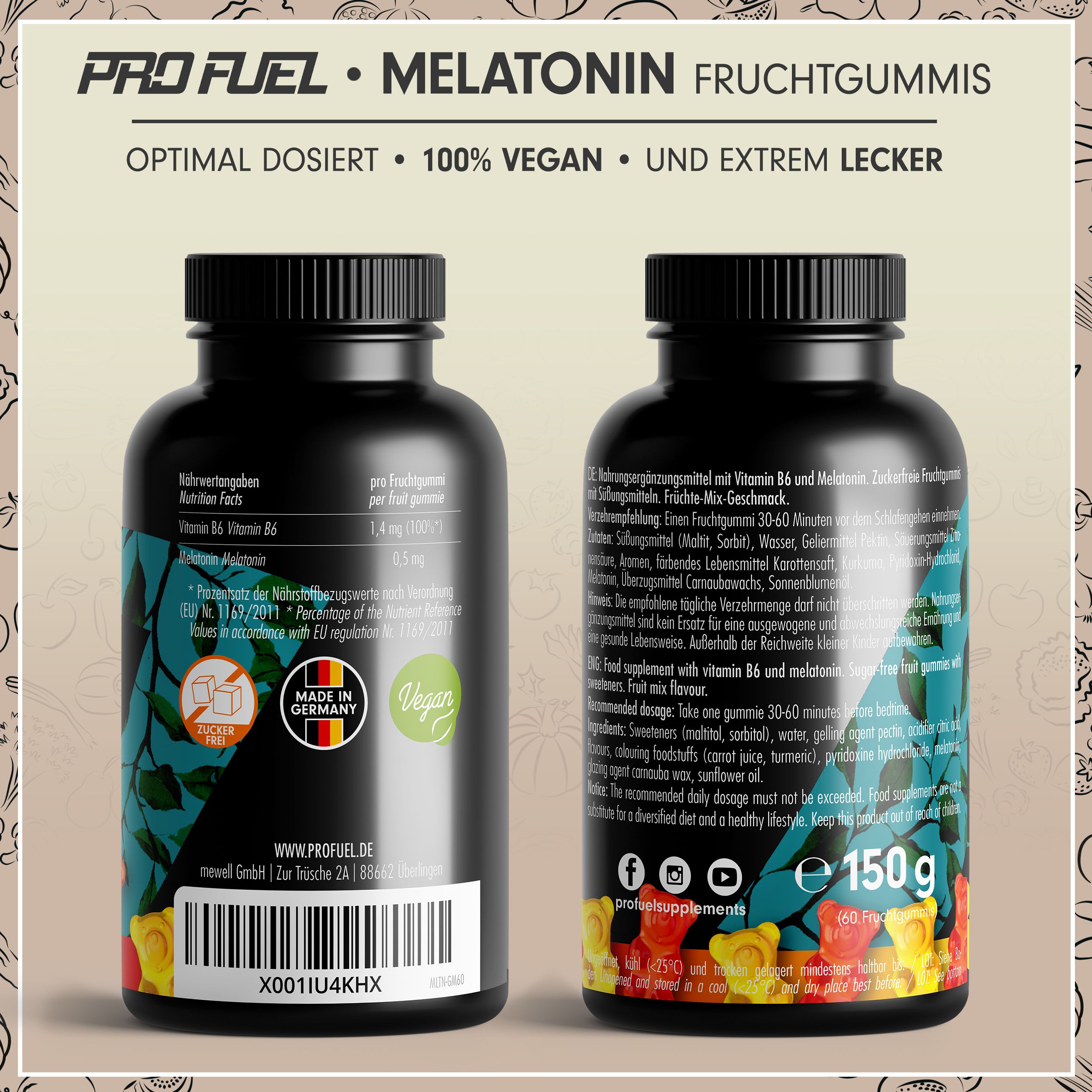 ProFuel - MELATONIN Gummibärchen