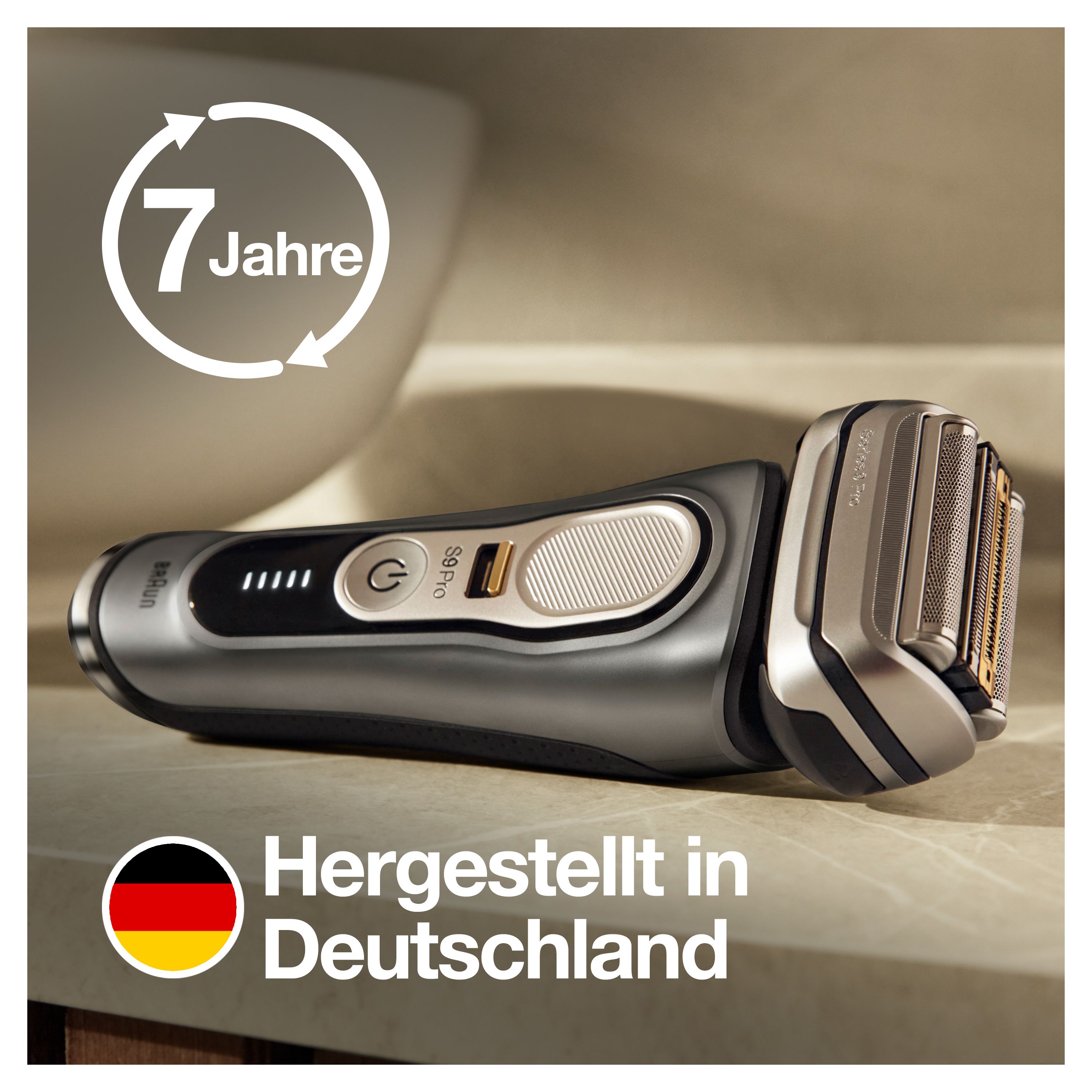 Braun - Elektrischer Rasierer für Männer "Series 9 9485cc wet&dry" Grey
