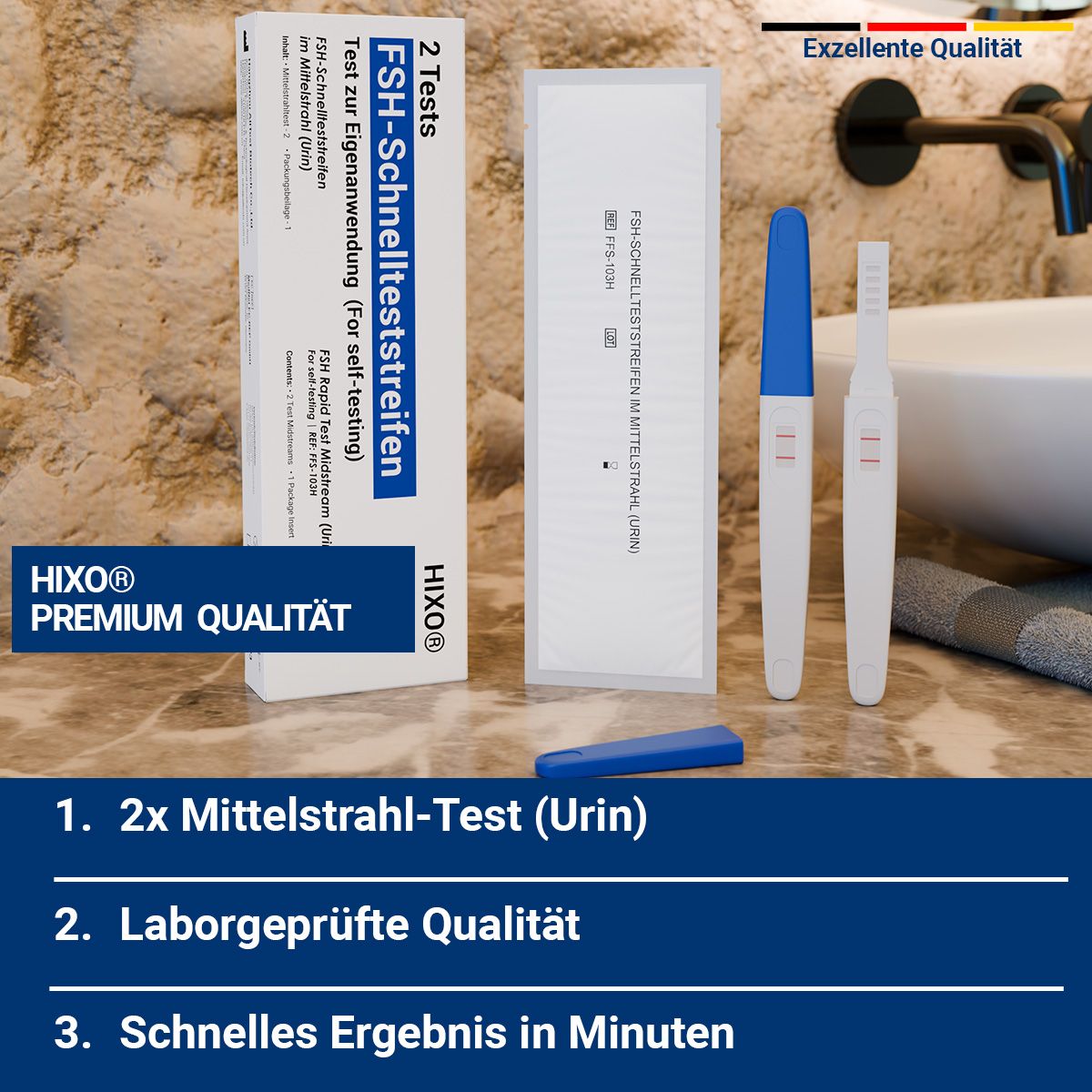 HIXO FSH-Test Menopause & Wechseljahre
