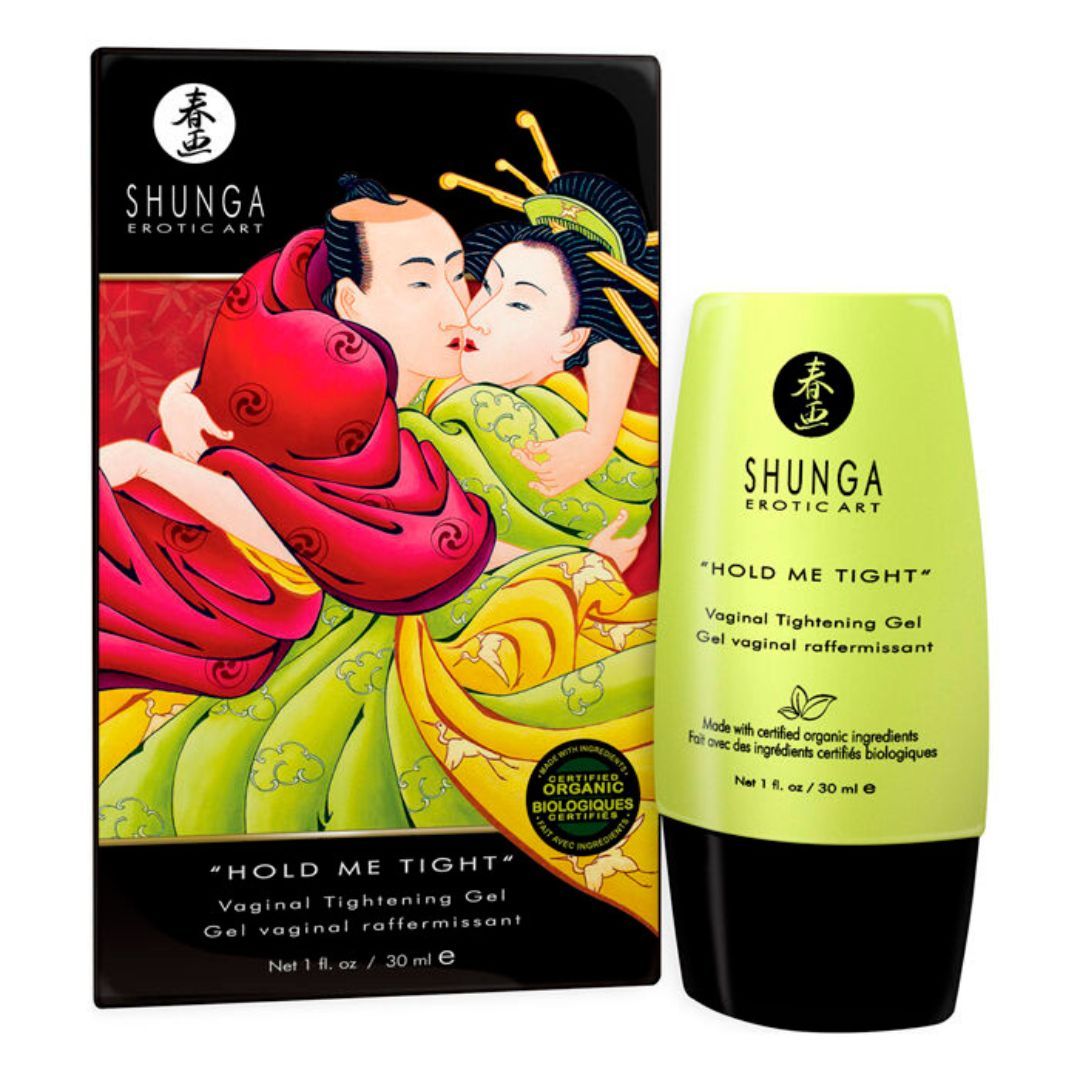 Vaginalgel "Hold Me Tight" | Straffung der Vulva für intensivere Orgasmen | Shunga