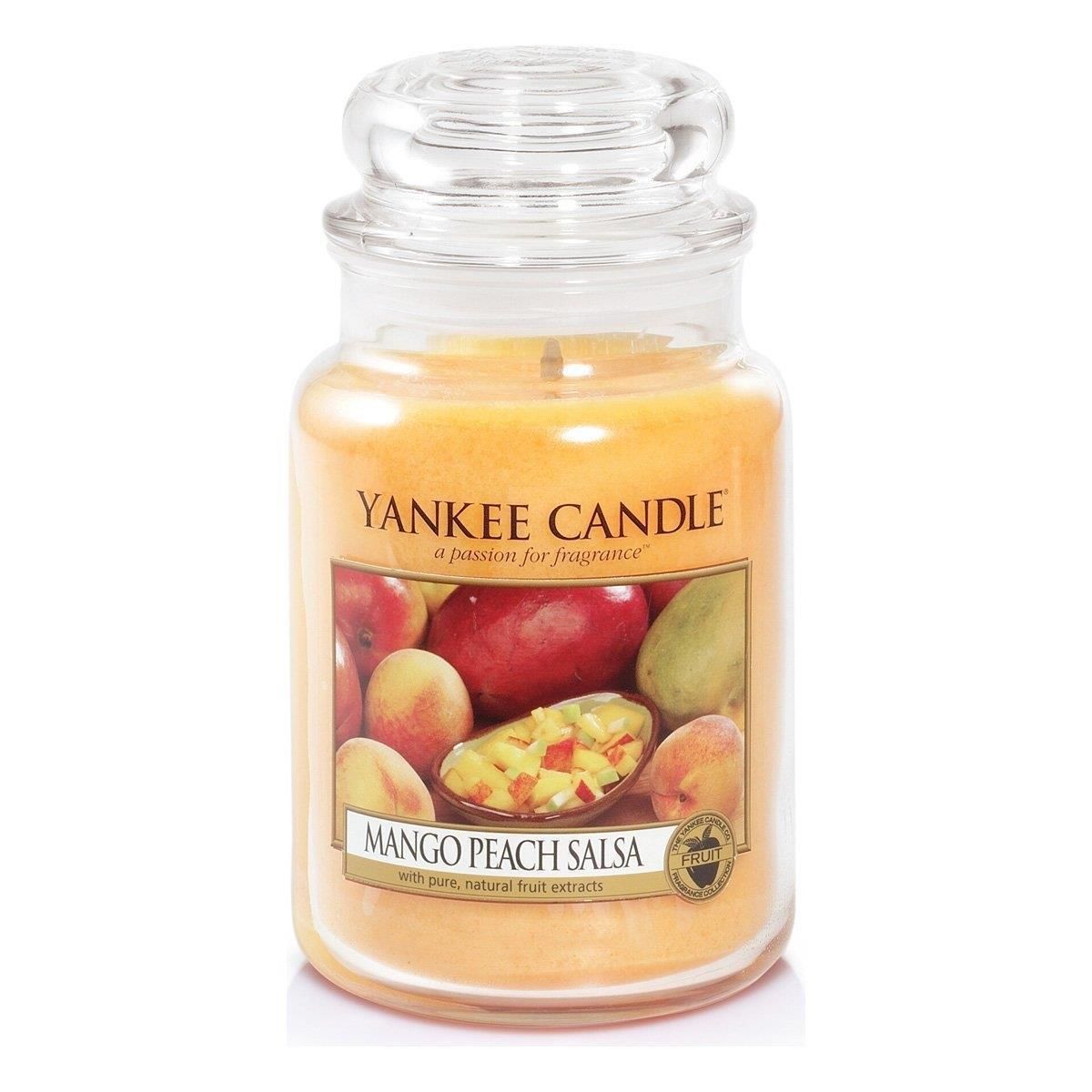 Yankee Candle Duftkerze Duftwachsglas groß Mango Peach Salsa