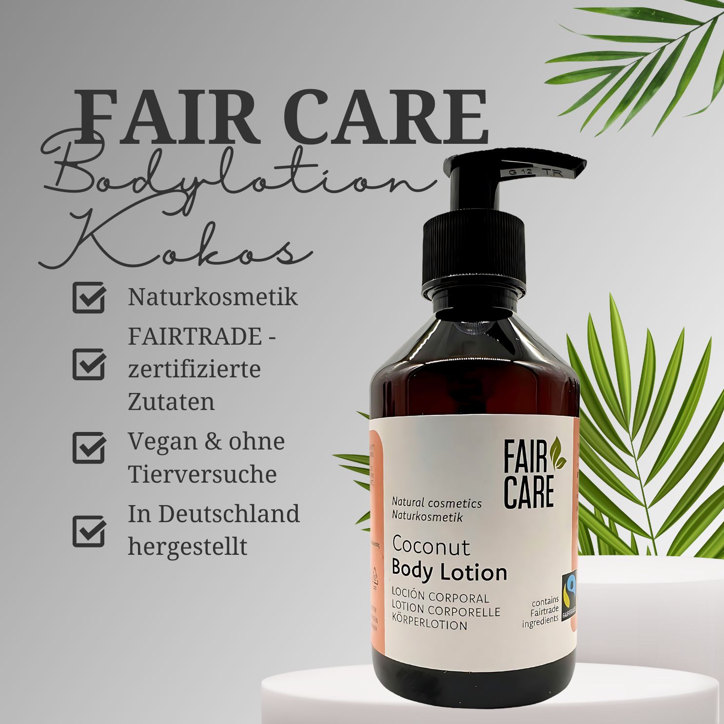 FAIR CARE Body Lotion Kokosnuss