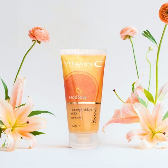 Arganicare - Peeling-Gesichtspeeling mit Vitamin C