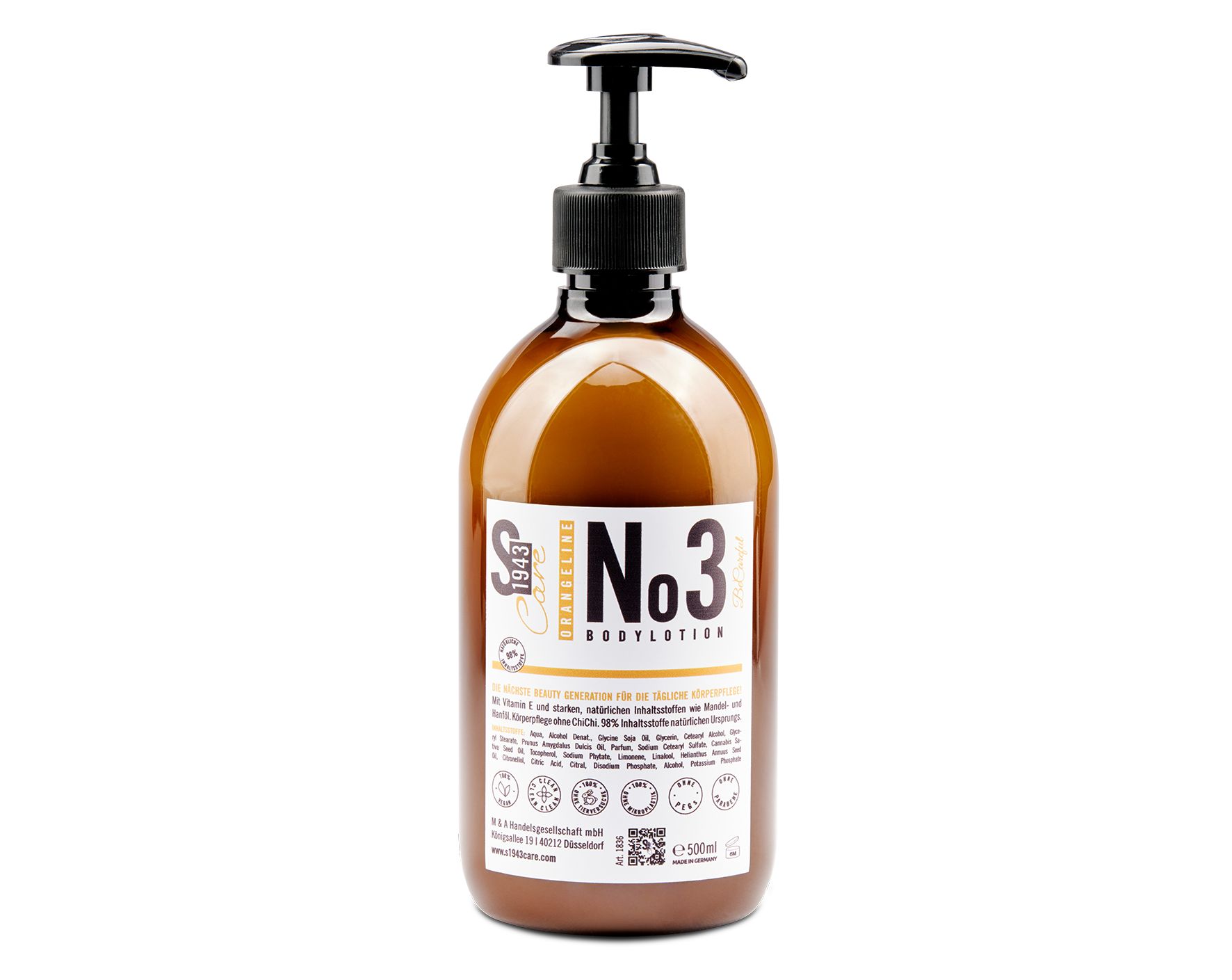 S1943Care No3 Bodylotion 500 ml