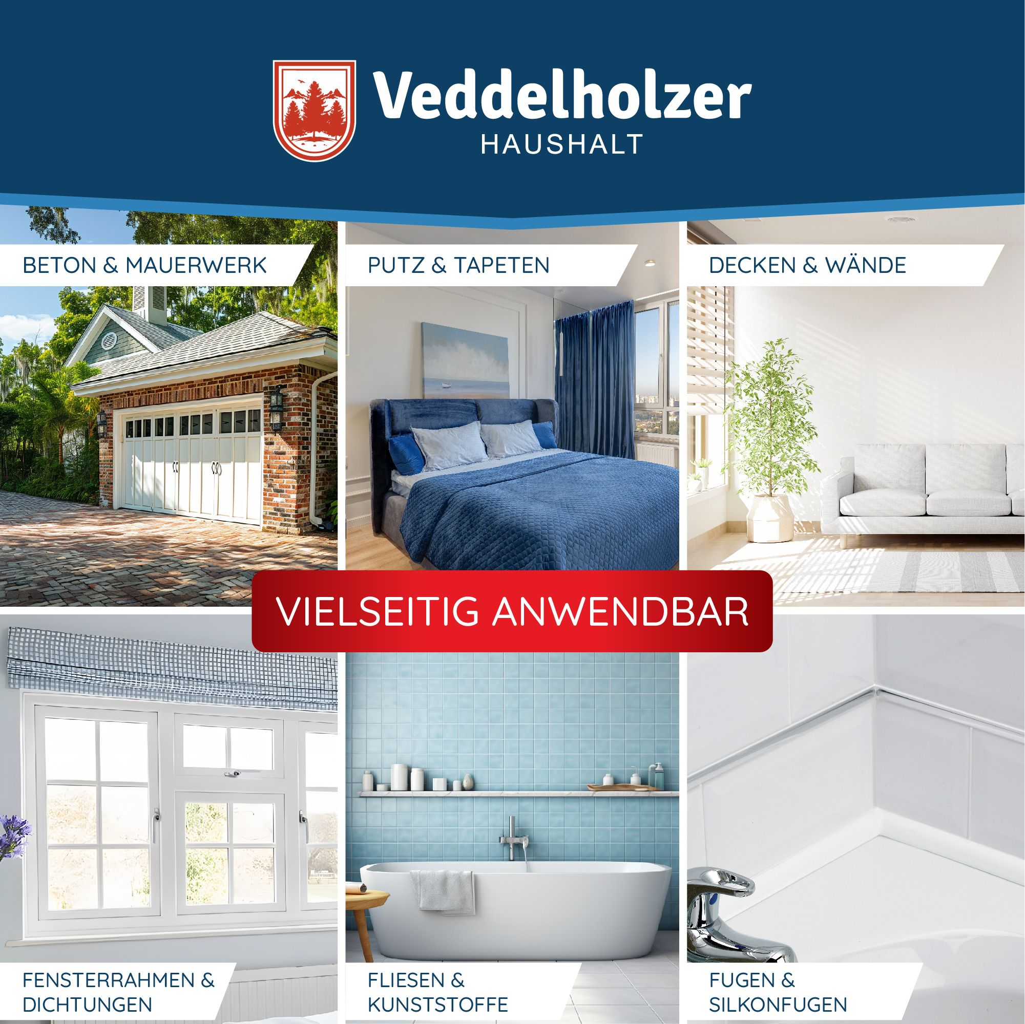 Veddelholzer Premium Schimmelentferner mit Aktivchlor