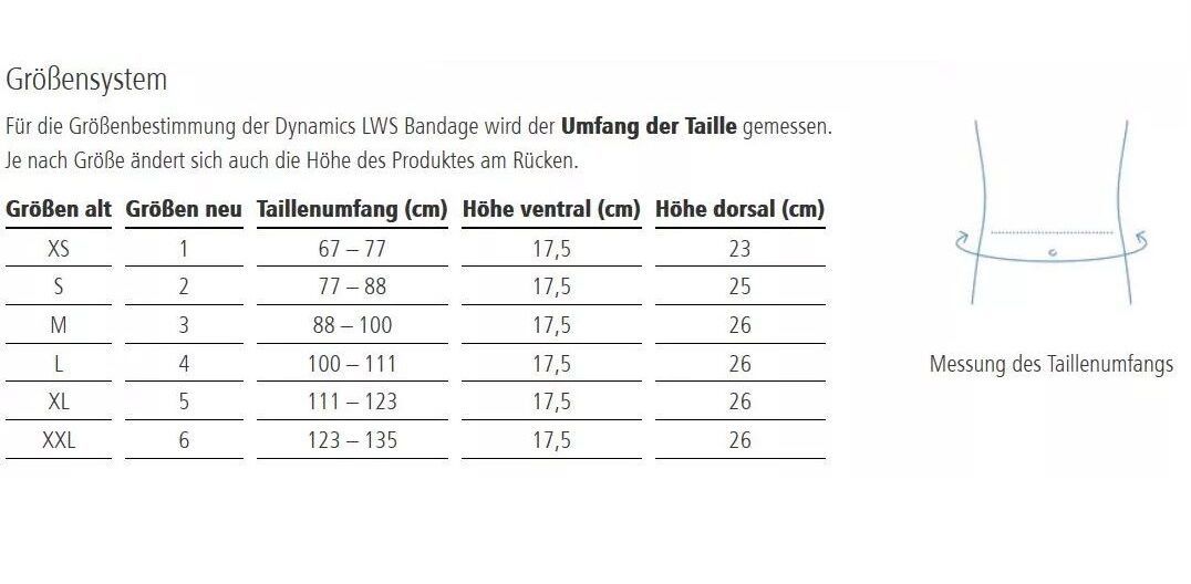 ofa Dynamics Lendenwirbel-Bandage