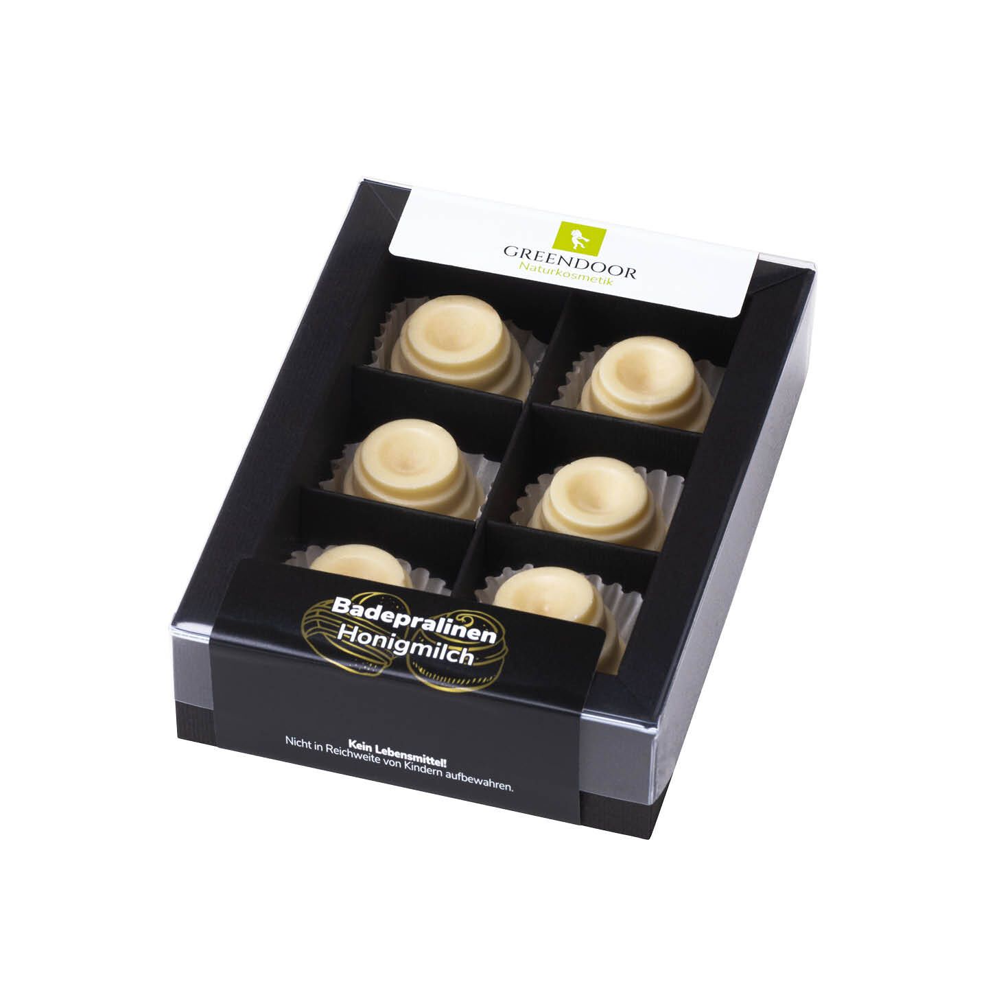 GREENDOOR Geschenk Set Badepralinen Honigmilch