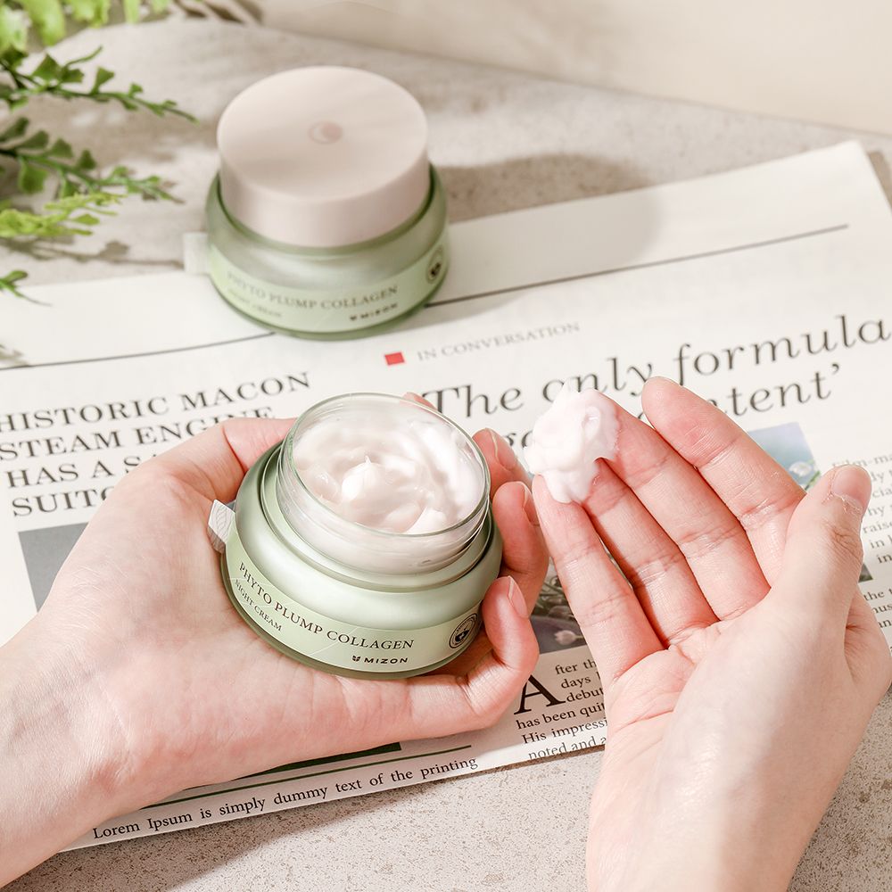 MIZON Phyto Plump Collagen Night Repairing Face Cream