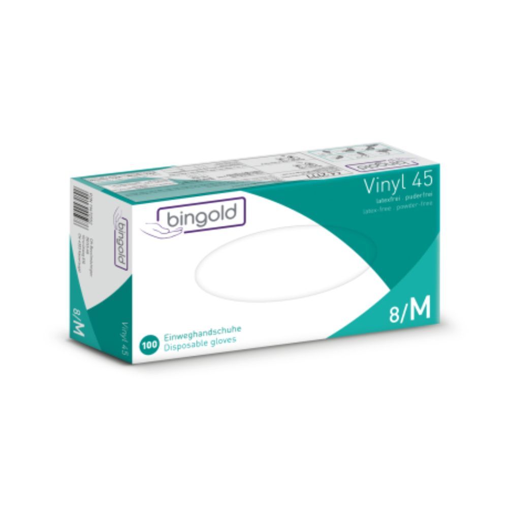 Bingold Vinyl 45 100 St Handschuhe