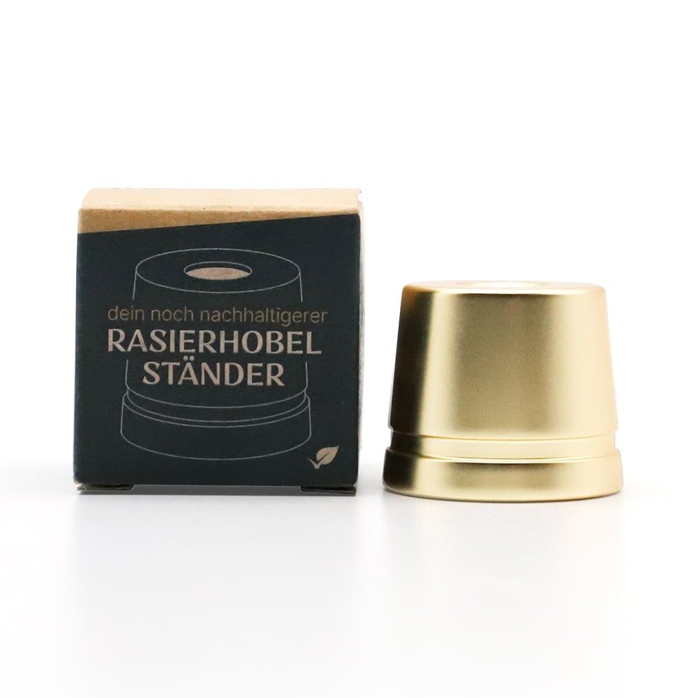truemorrow Rasierhobel-Ständer gold