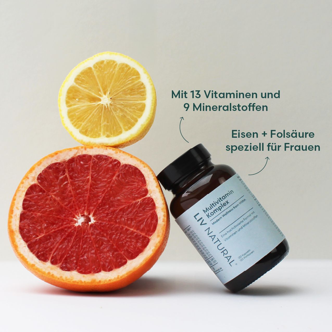 LIV Multivitamin Komplex für Frauen – 23 Mikronährstoffe, vegan & bioverfügbar