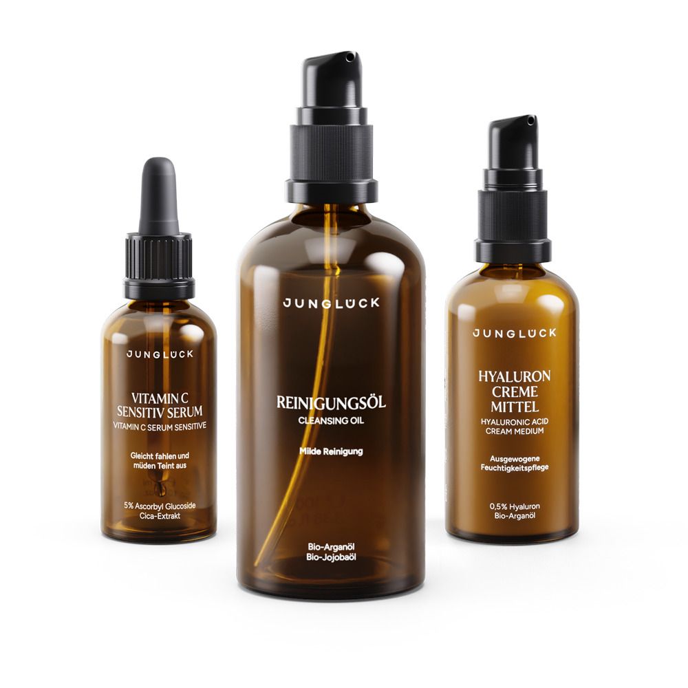 JUNGLÜCK Set Fahlen Teint ausgleichen