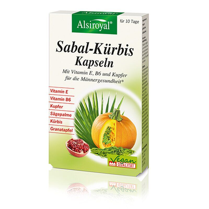 Alsiroyal Sabal-Kürbis-Kapseln 30 Stück