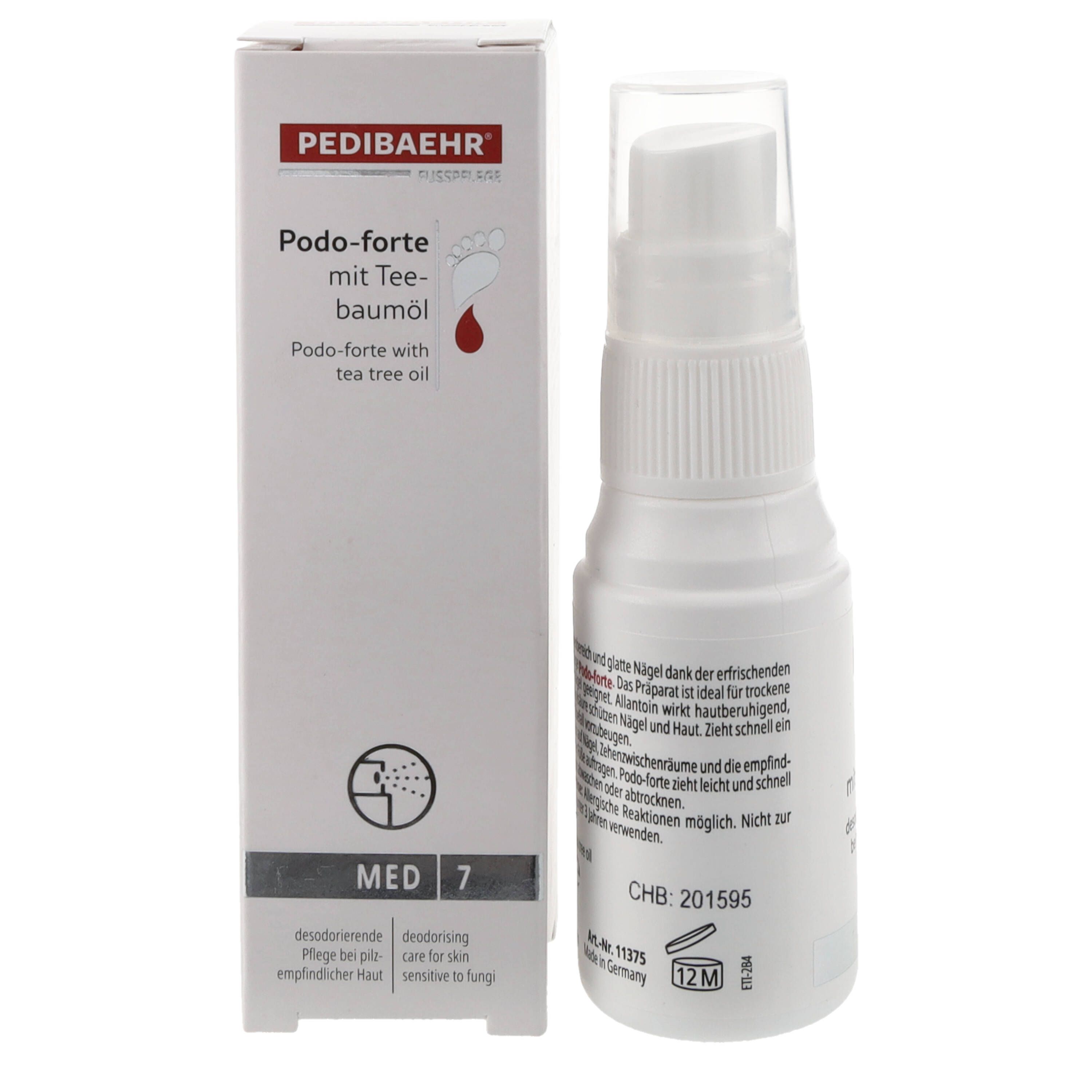 Pedibaehr MED Podo-forte mit Teebaumöl Spray
