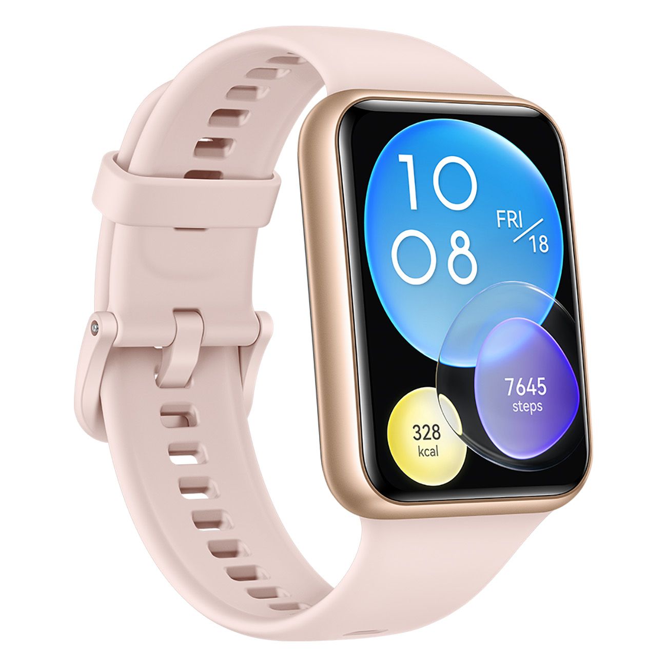 HUAWEI Watch Fit 2 Active Pink Smartwatch GPS Wasserdicht 50m Akku bis 10 Tage