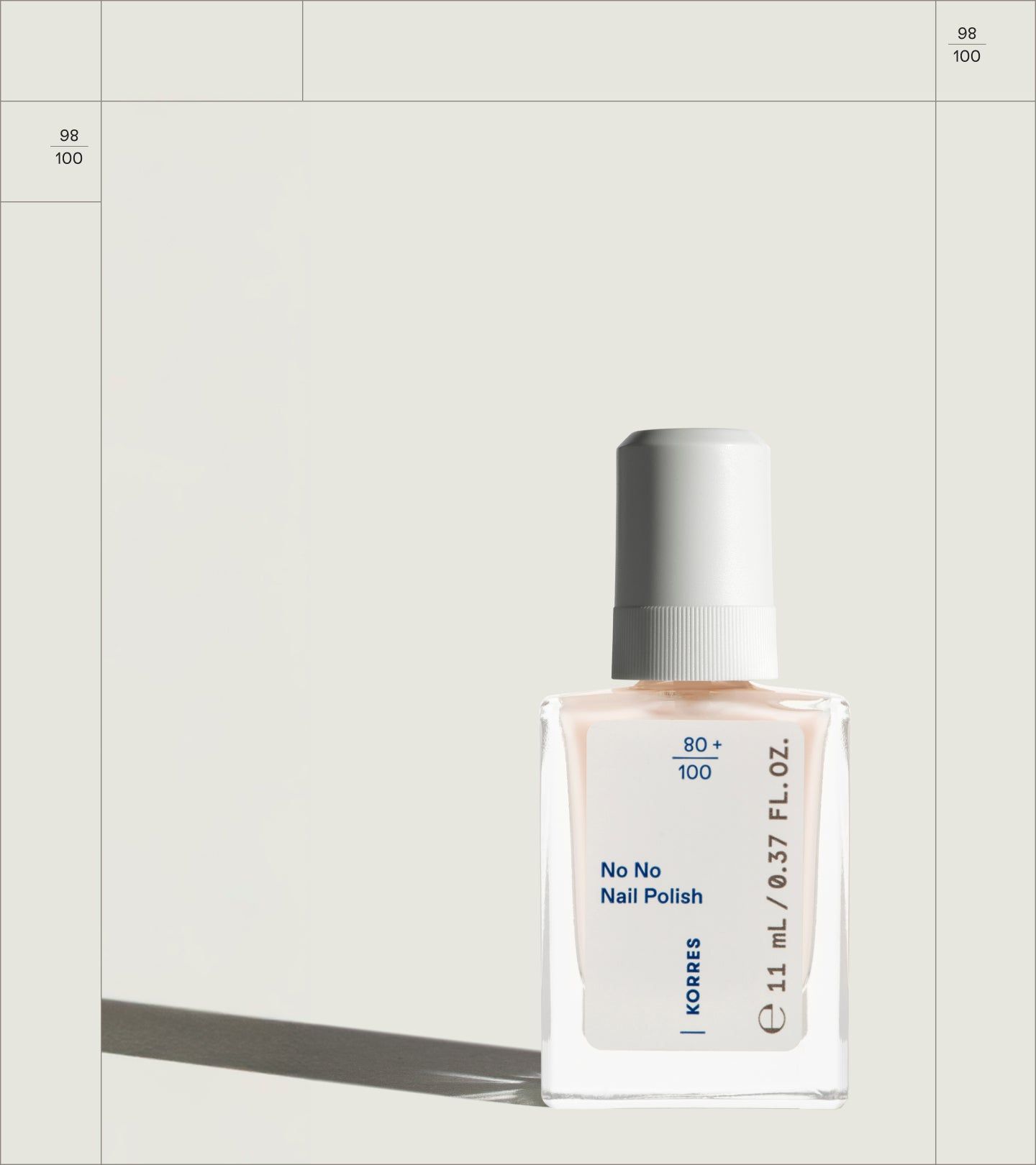 Korres No Nail Polish 04 jelly peach 11 ml Flaschen