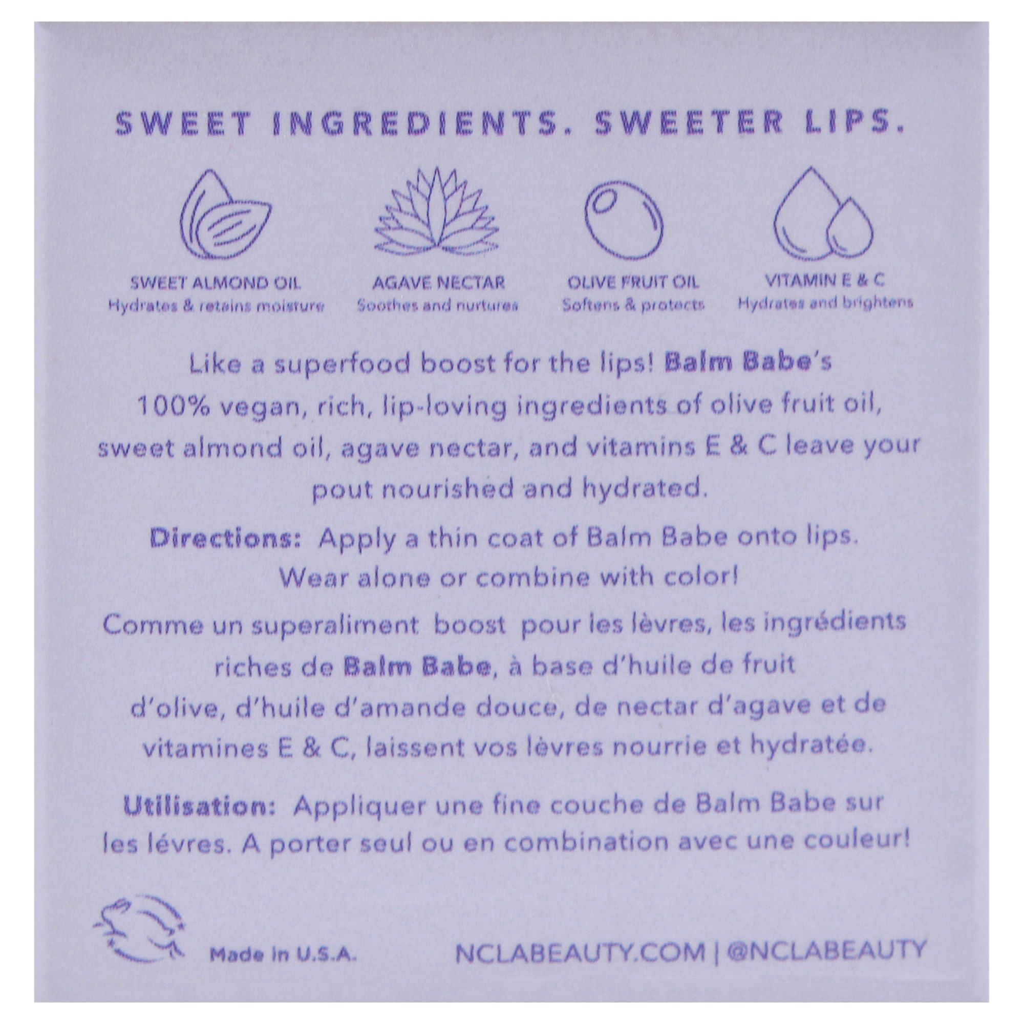 Balm Babe natürlich Lippenbalsam - Birthday Cake von NCLA