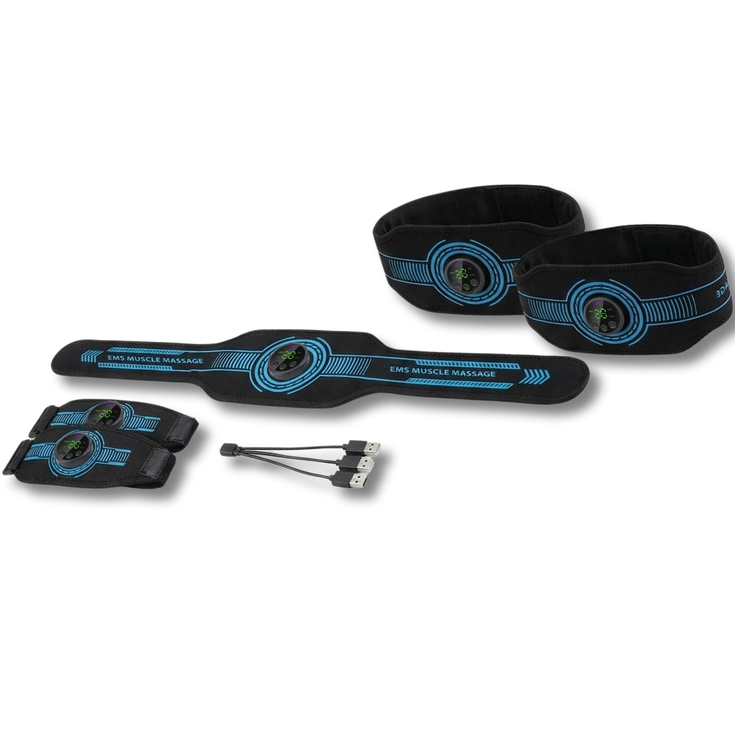 EMS-Fitness-Elektrostimulator für den ganzen Körper – Elektrostimulation & Körperstraffung 26x20 cm