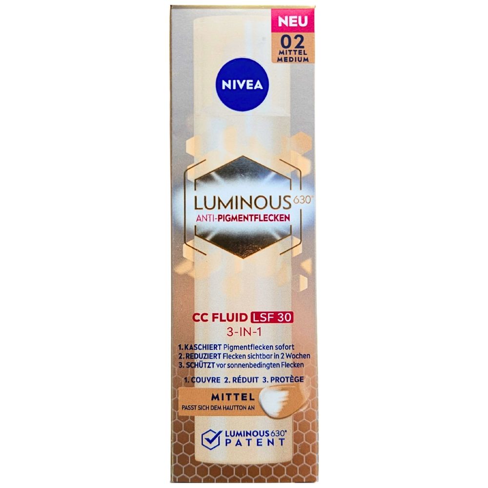 NIVEA Luminous630 Anti Pigmentflecken CC Fluid LSF 30 Mittel