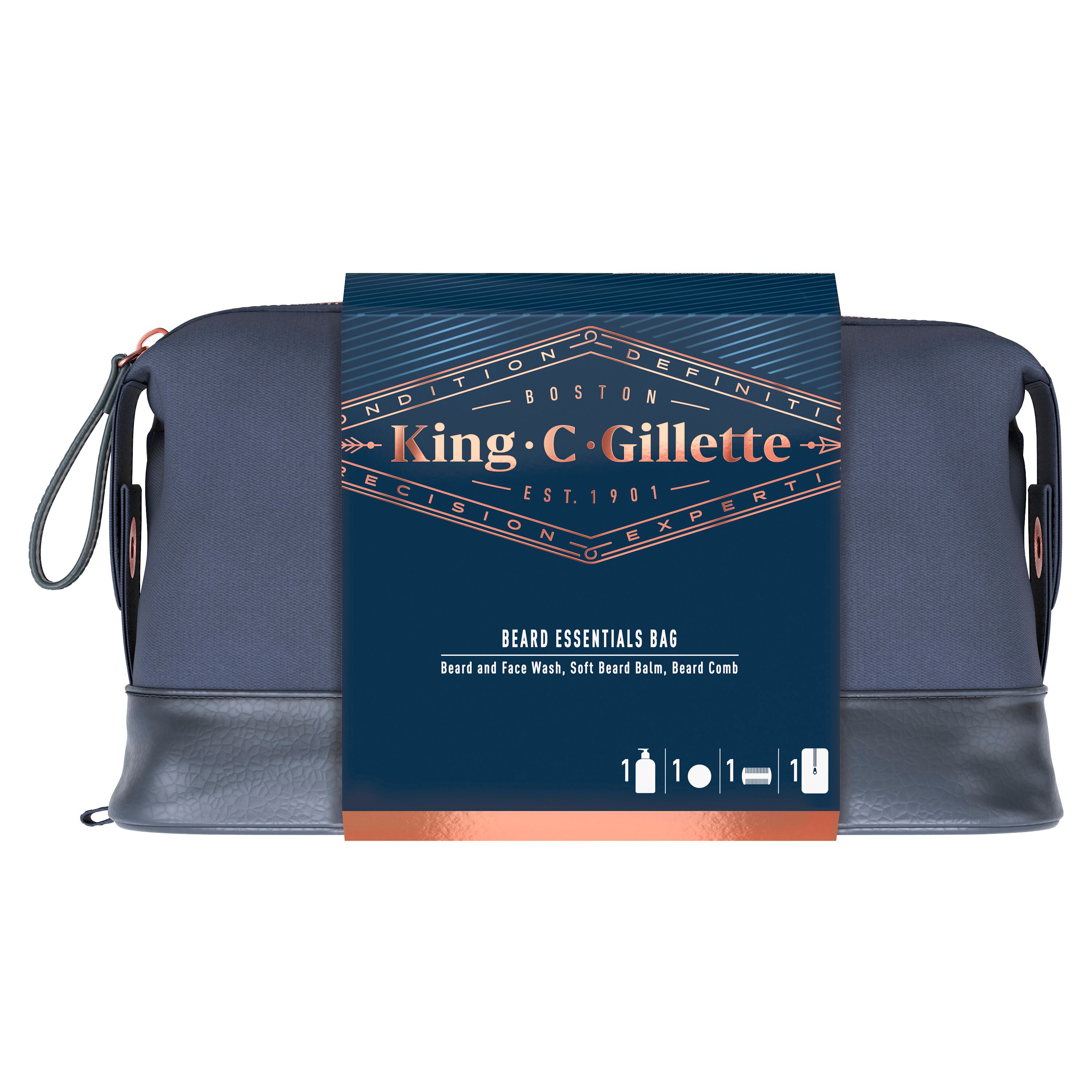 King C. Gillette Geschenkset "Beard Essentials Bag"