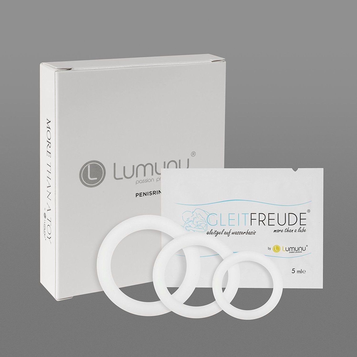 Lumunu Silikon Penisringe Set "Lattencrew"