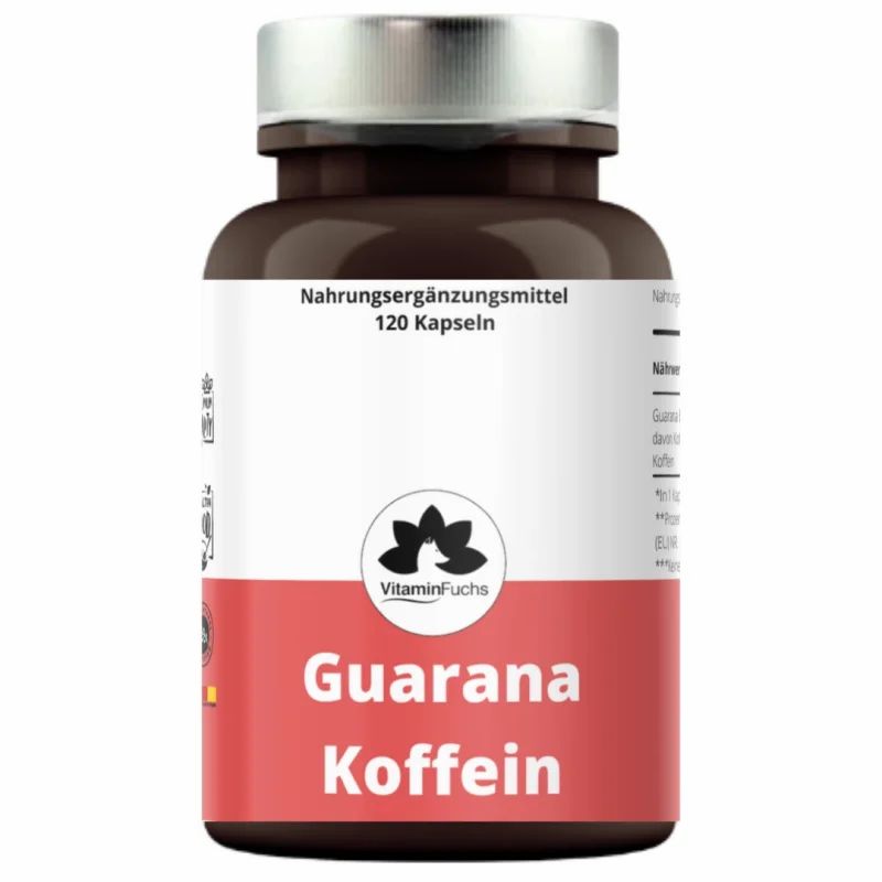Guarana Koffein Kapseln von VitaminFuchs 120 St