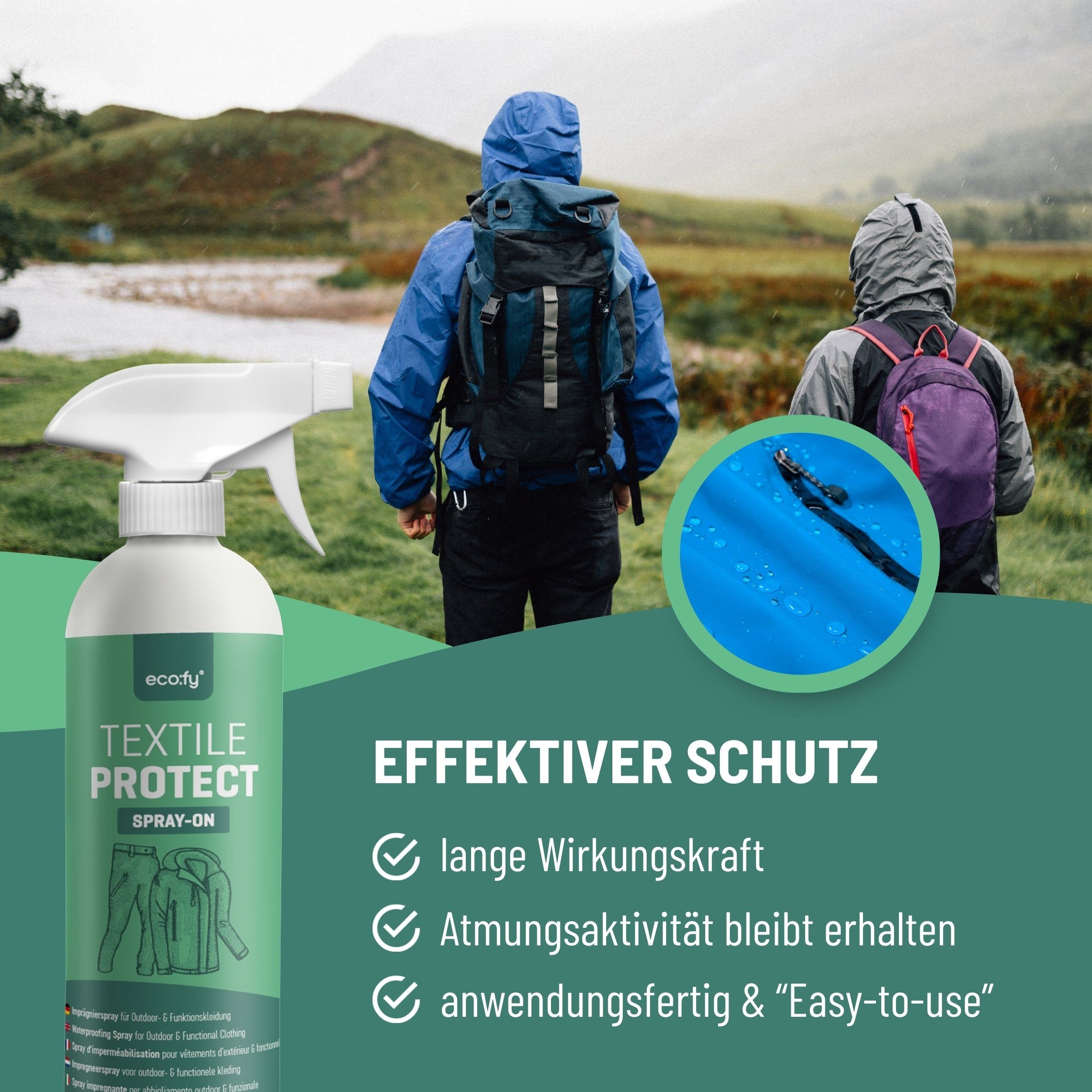 eco:fy Outdoor- & Funktionskleidung-Imprägnierspray