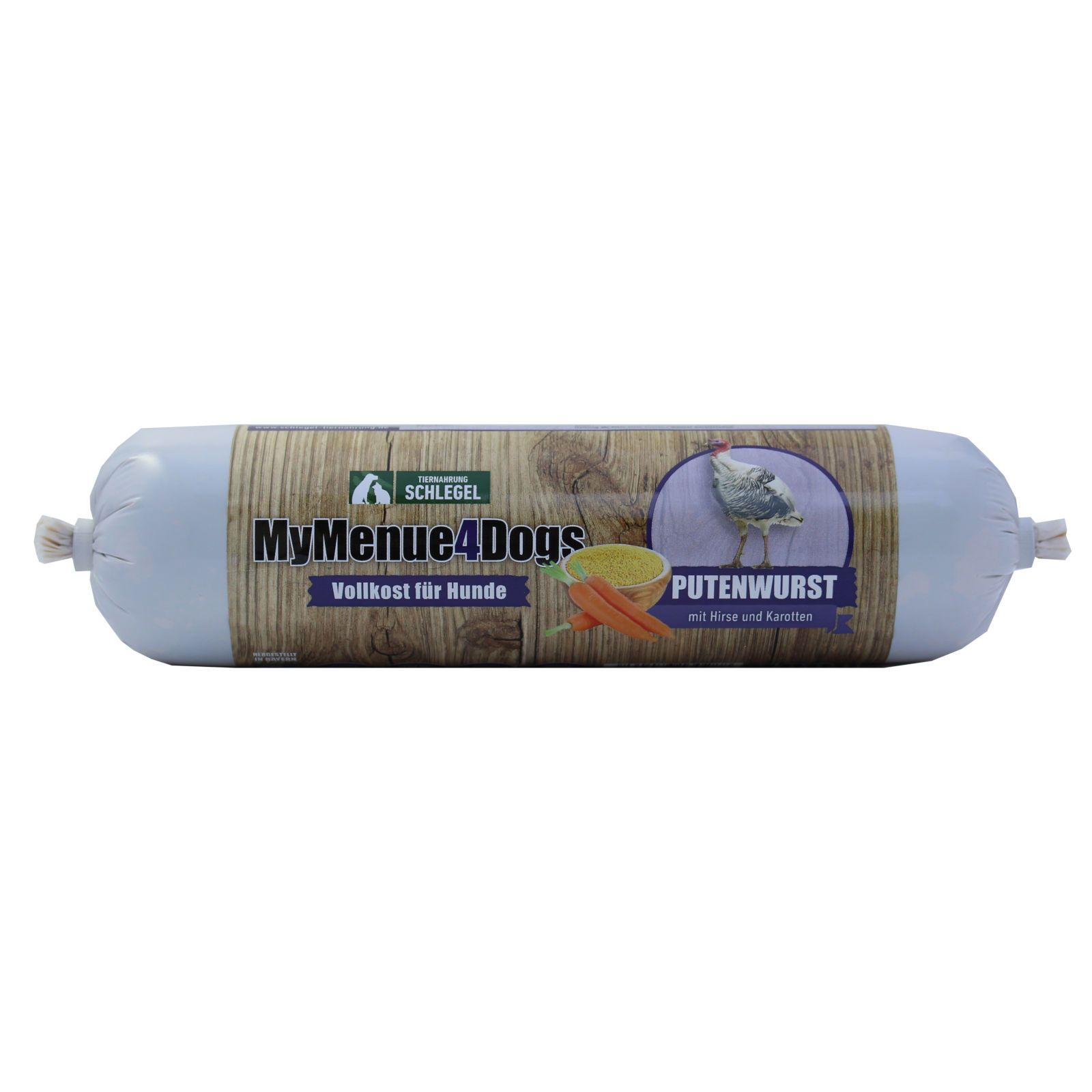 MyMenue4Dogs Hundefutter Putenwurst