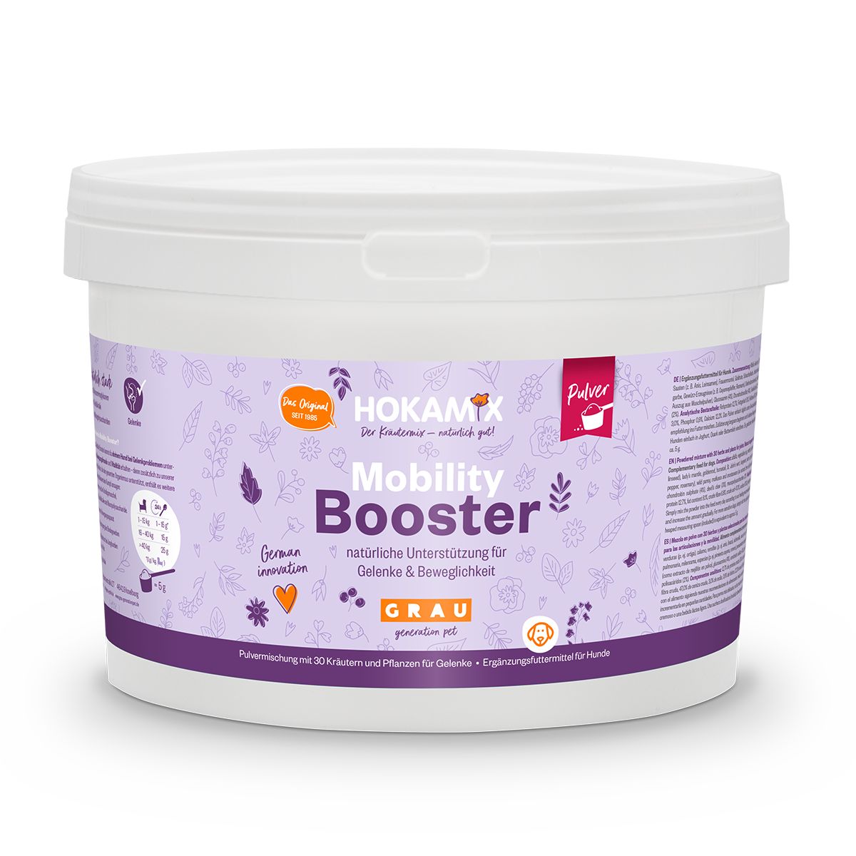 Grau Hokamix Mobility Booster 1,5 kg Pulver