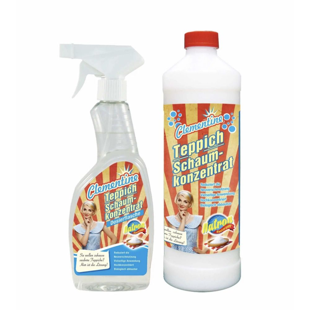 Clementine Teppichschaumkonzentrat Natron Teppichreiniger Polsterreiniger