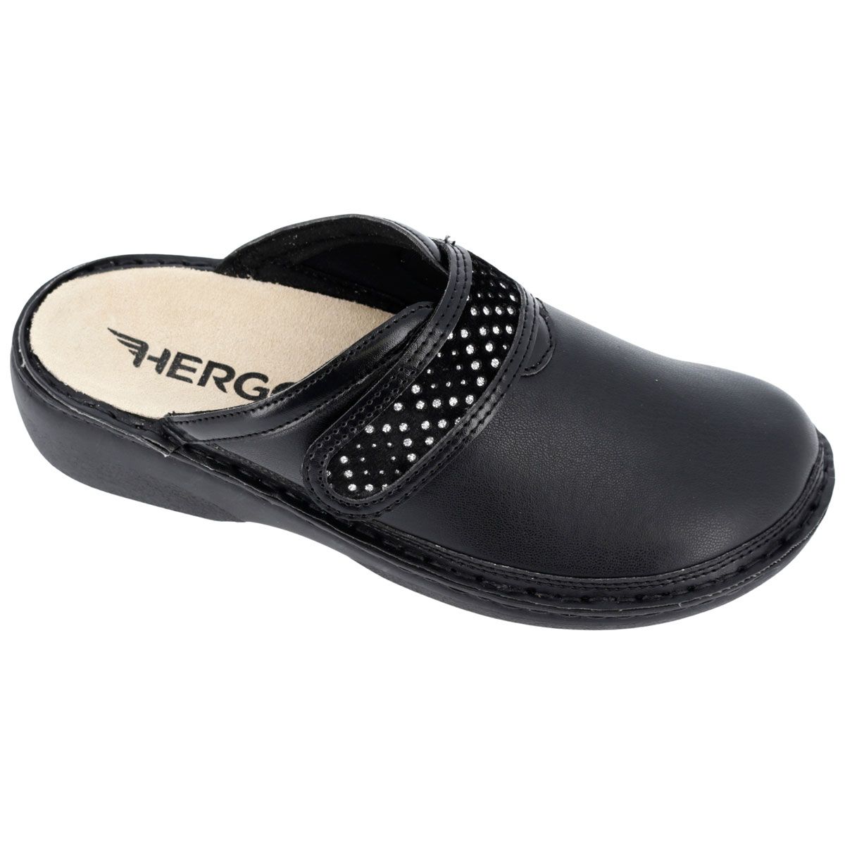 HER H1719I6 - Sabot comfort in pelle con plantare estraibile
