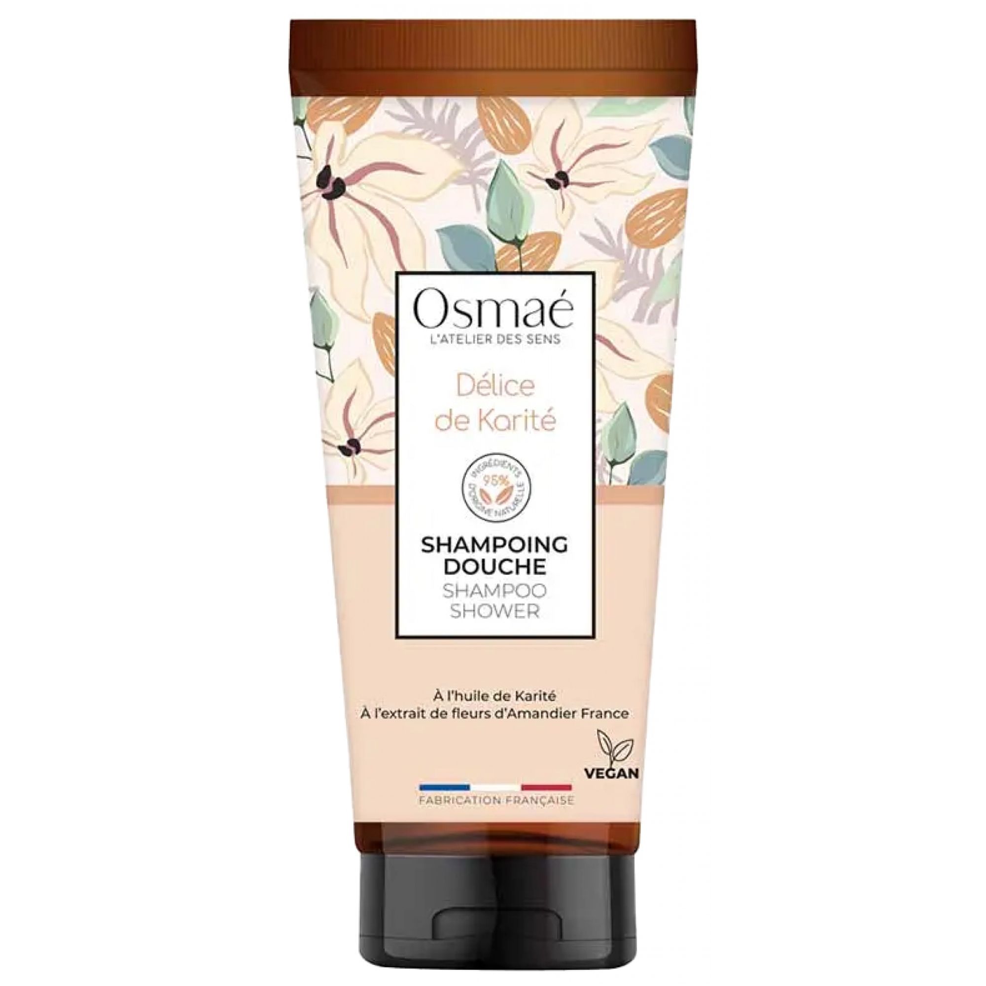 Osmaé Shea Butter Delight Duschgel Shampoo 7,6x4,7x18,5 cm