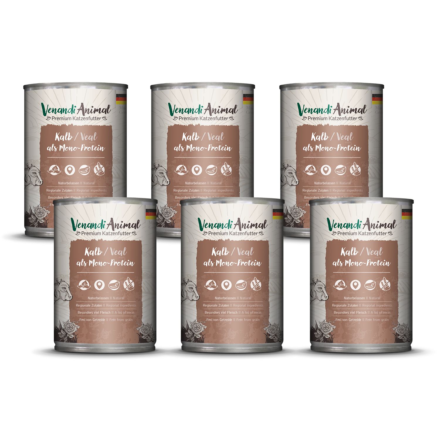 Venandi Animal - Kalb als Monoprotein