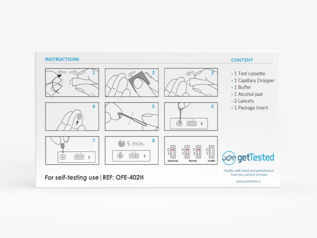 GetTested Eisenmangeltest