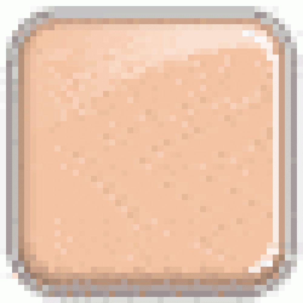 Quadratische, beige Foundation. In einer Dose.