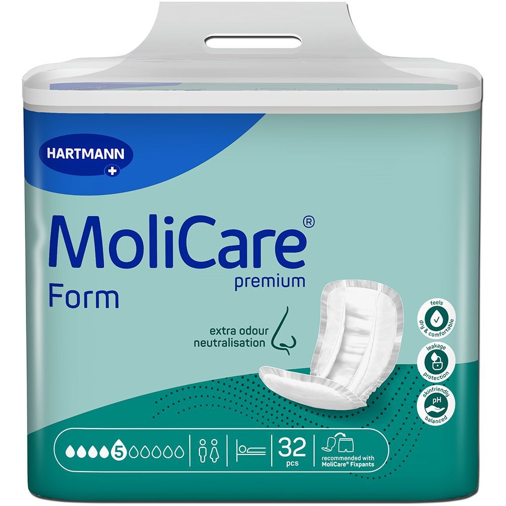 Molicare Premium Form 5 Tropfen 32 St Einlagen