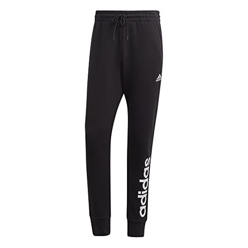 adidas Essentials Pantaloni Uomo French Terry Tapered, Nero, S