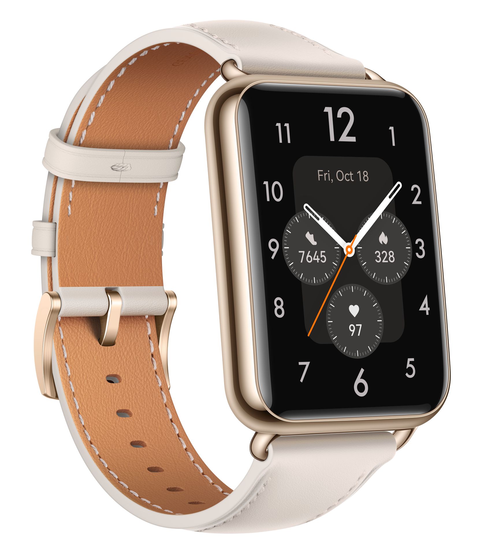 HUAWEI Watch Fit 2 Classic weiß Fitnesstracker Smartwatch 1,74 " Akku bis 10Tage