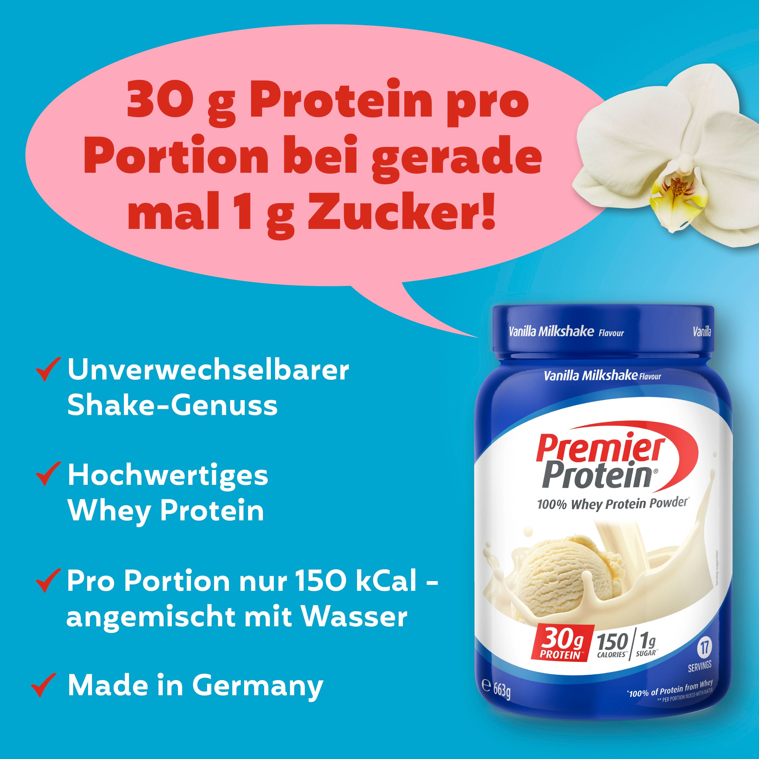 Premier Protein Whey 100% Protein Powder